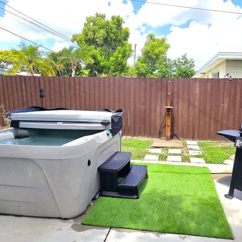 Soothing Spa, Patio, Games & Grill @ Mystic Haven